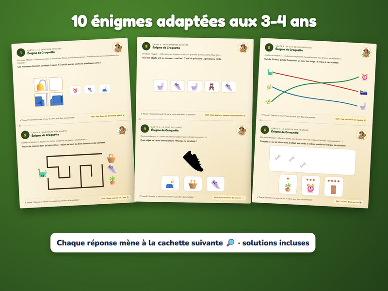 Énigmes du niveau 3-4 ans