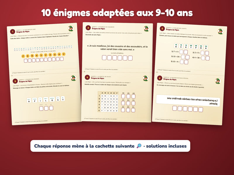 Énigmes du niveau 9-10 ans