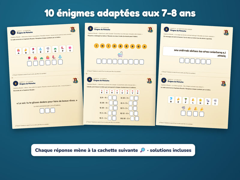 Énigmes du niveau 7-8 ans