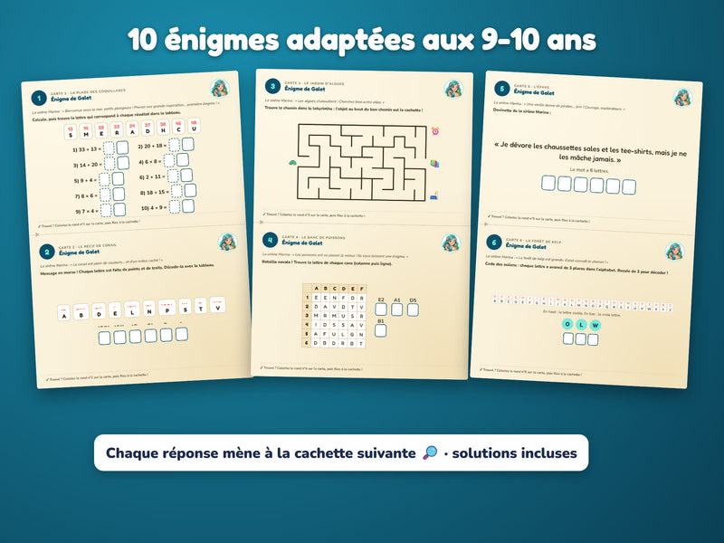 Énigmes du niveau 9-10 ans