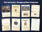 Opération Diamant Bleu — tout ce qui est inclus : 16 pages prêtes à imprimer