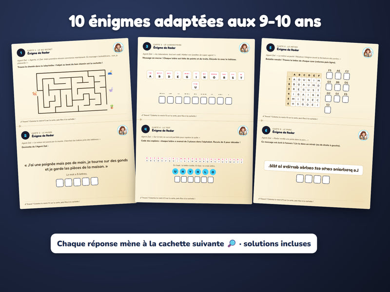 Énigmes du niveau 9-10 ans