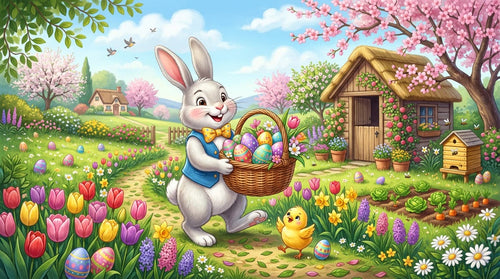 Illustration du jeu La Grande Chasse du Lapin Pompon