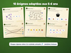 L'Œuf Perdu de la Vallée des Dinos — énigmes 5-6 ans