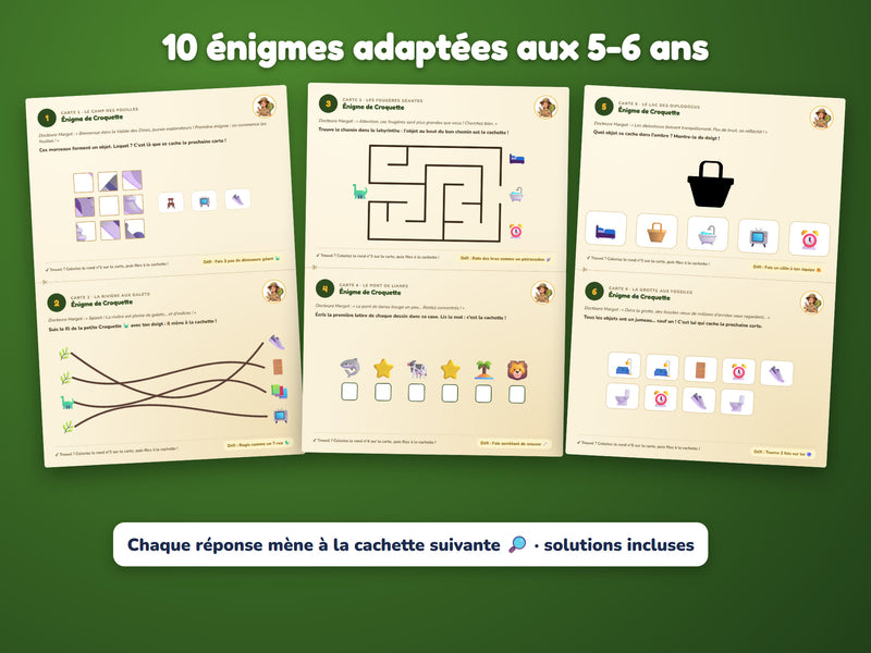 Énigmes du niveau 5-6 ans