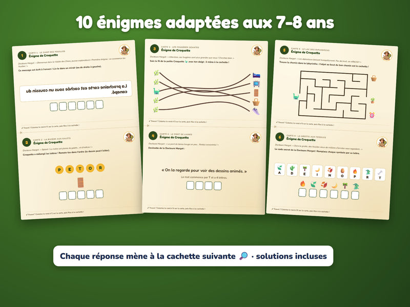 Énigmes du niveau 7-8 ans