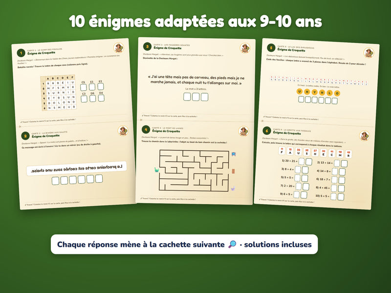 Énigmes du niveau 9-10 ans