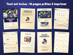 Mission Étoile Filante — tout ce qui est inclus : 16 pages prêtes à imprimer