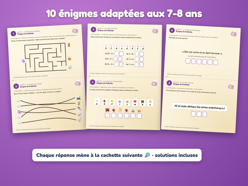 Énigmes du niveau 7-8 ans