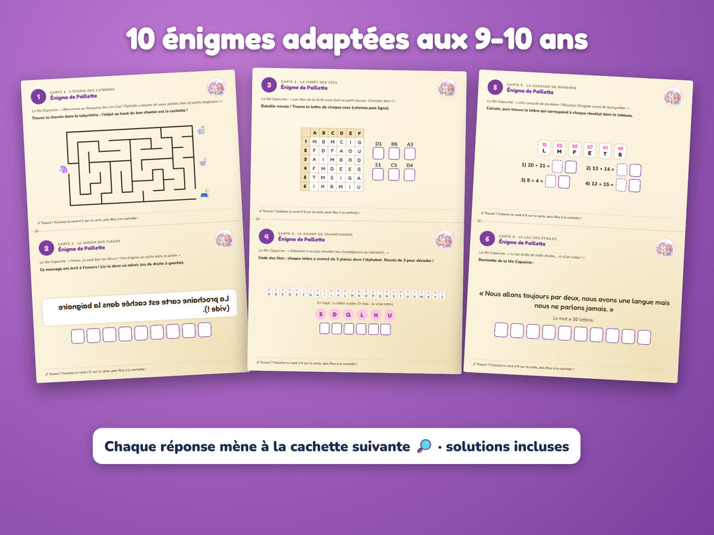 Le Royaume Arc-en-Ciel — énigmes 9-10 ans