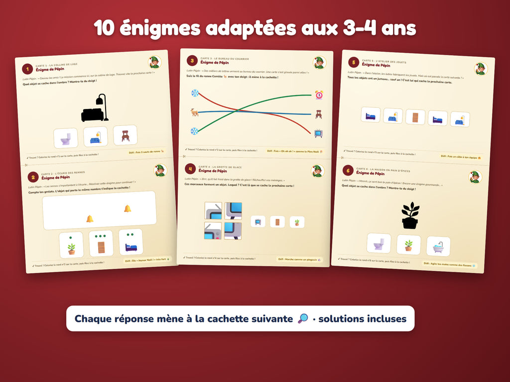 Le Grelot d'Or du Père Noël — énigmes 3-4 ans