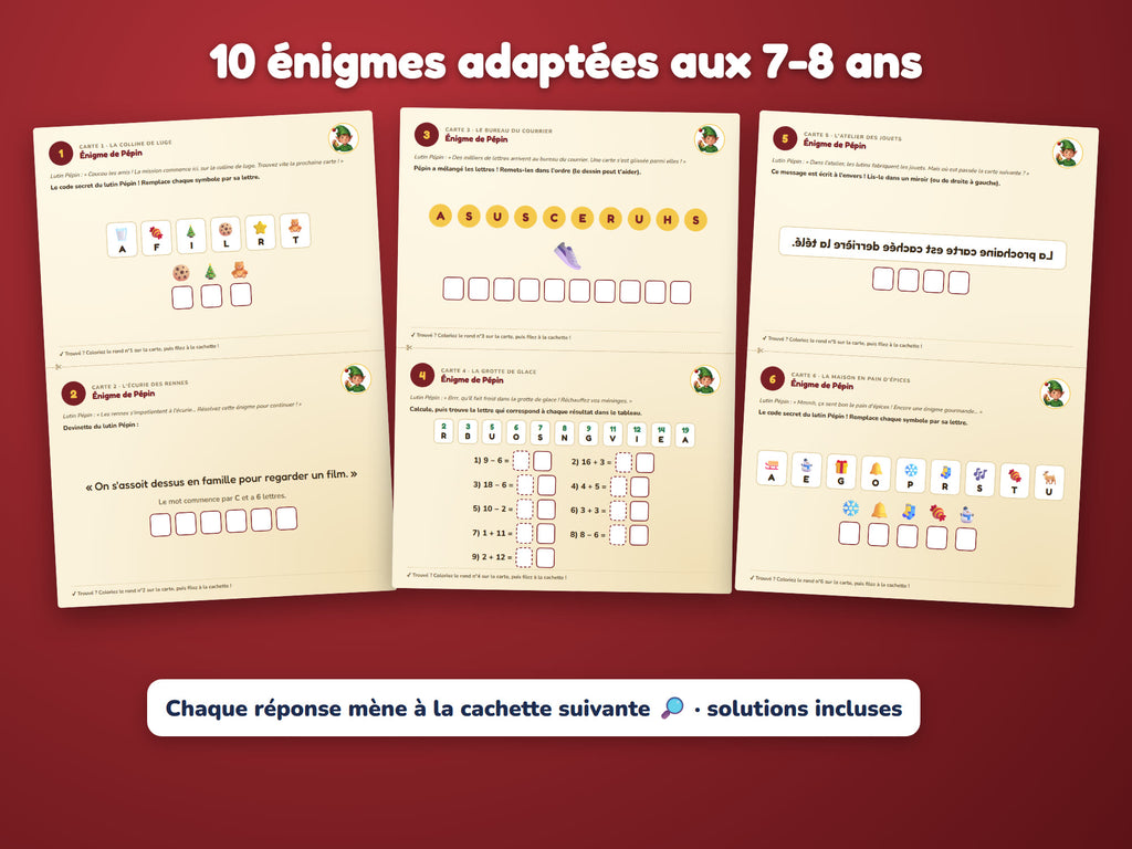 Le Grelot d'Or du Père Noël — énigmes 7-8 ans