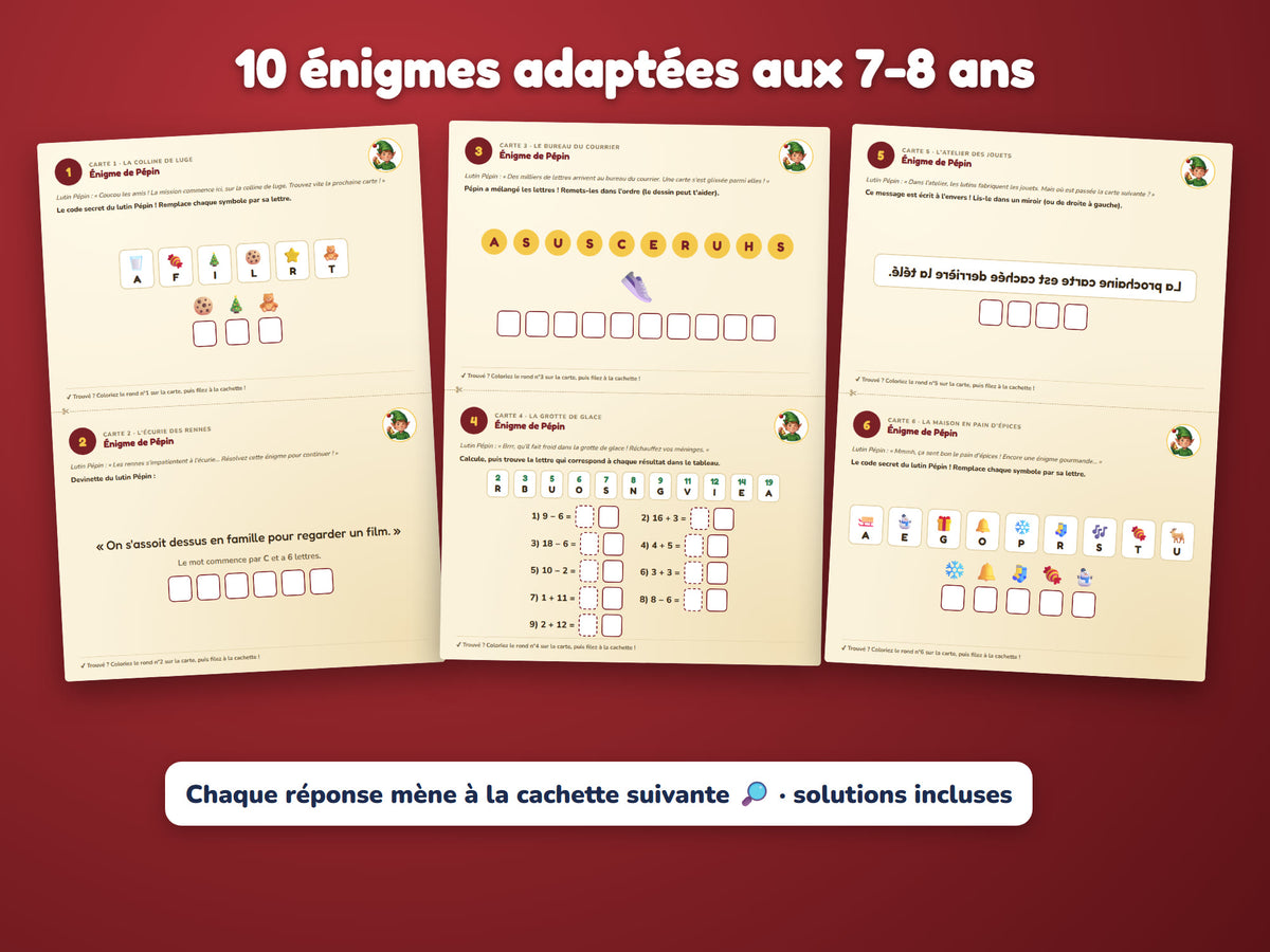 Le Grelot d'Or du Père Noël — énigmes 7-8 ans