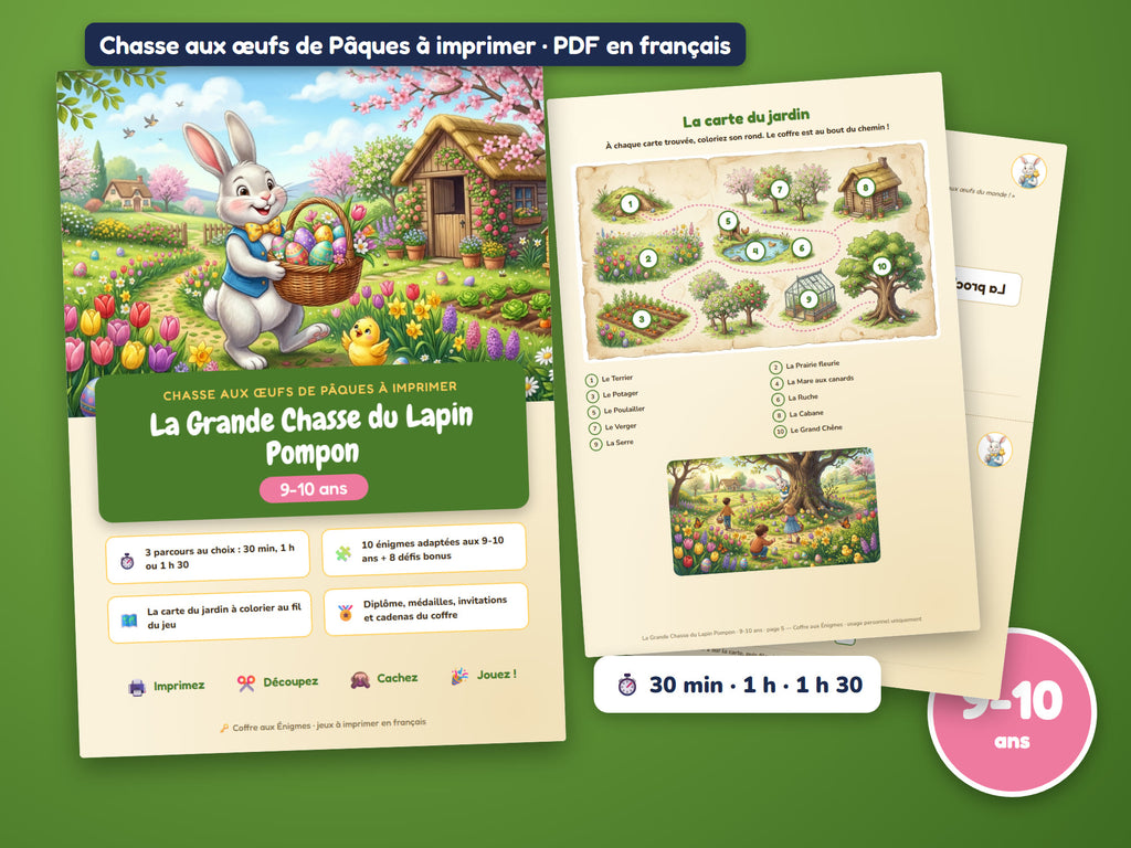 La Grande Chasse du Lapin Pompon — version 9-10 ans