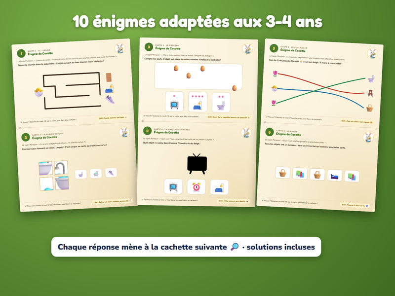 Énigmes du niveau 3-4 ans