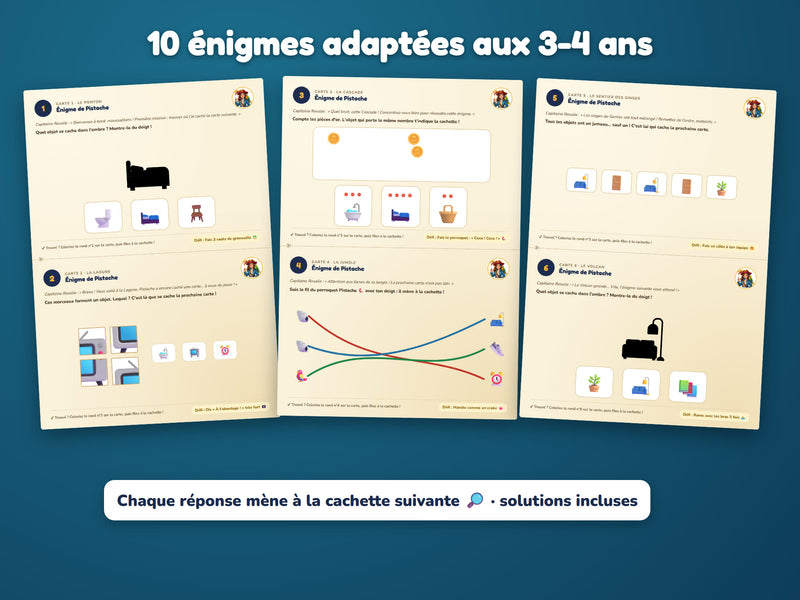 Énigmes du niveau 3-4 ans