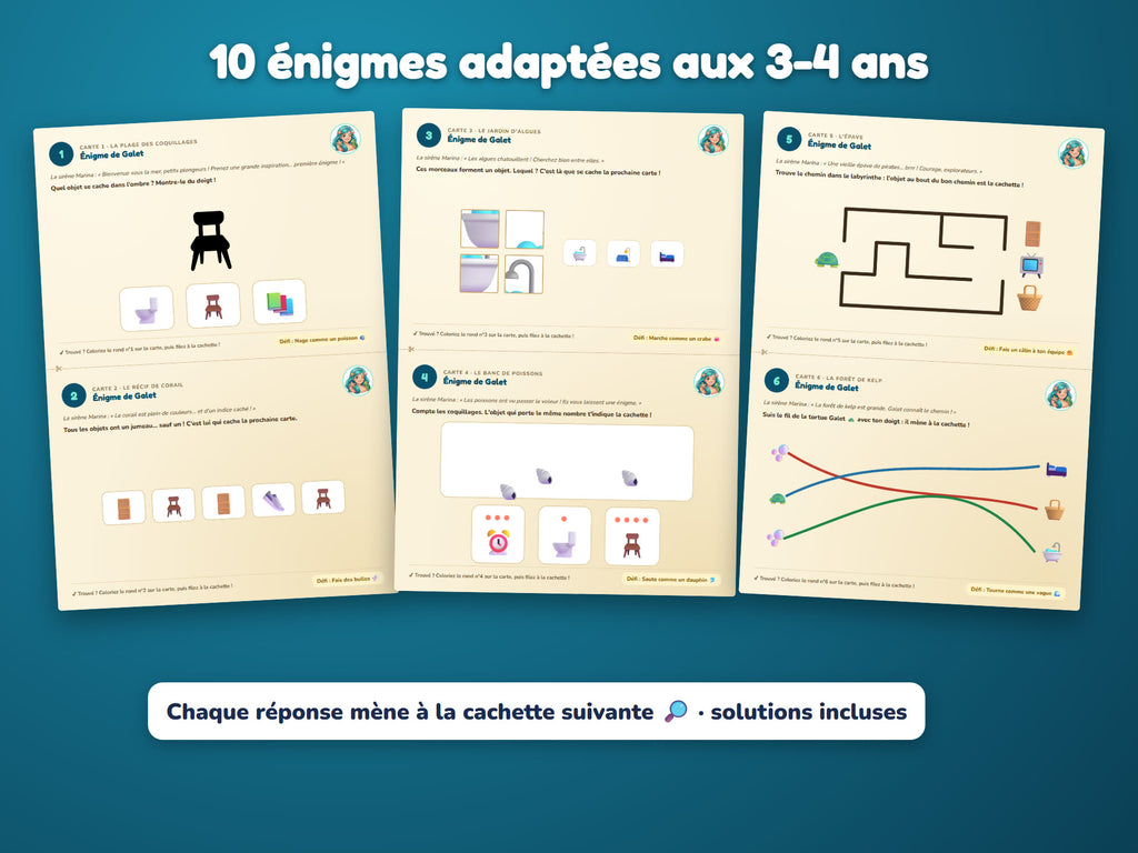 La Perle de l'Océan — énigmes 3-4 ans