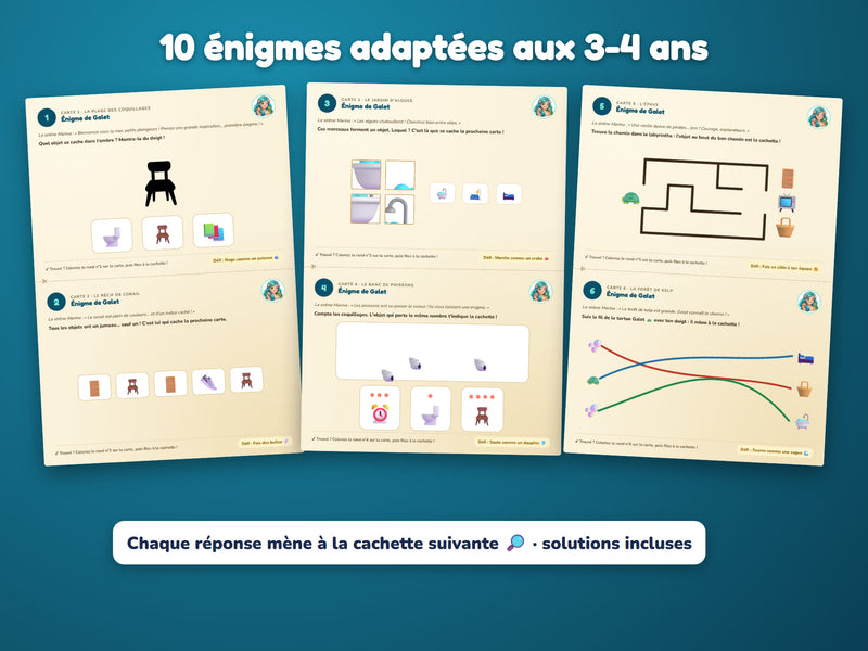 Énigmes du niveau 3-4 ans