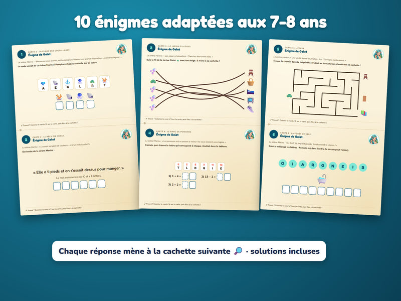 Énigmes du niveau 7-8 ans